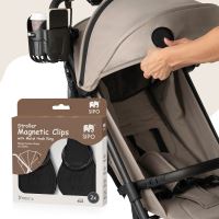 Sipo Magnetické klipy na kočík, 2ks, čierna (5)