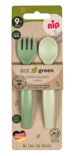 NIP PREMIUM line príbor 2ks, od 9m+, green (3)