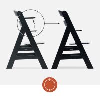 Hauck Alpha+ dřevěná židle, black (4)
