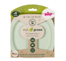 NIP GREEN line talířek, 2ks, green/light green