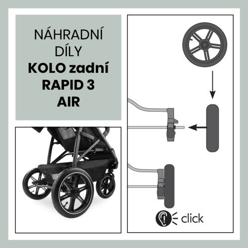 Hauck KOLO ZADNÉ Rapid 3 AIR