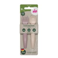 NIP PREMIUM line príbor 2ks, od 9m+, pink