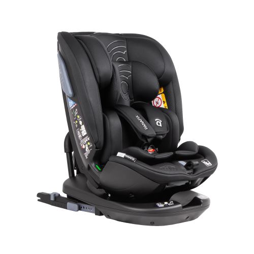 Asalvo PANAFIX autosedačka 40–150 cm, otočná, s upevnením ISOFIX+TopTether, BLACK