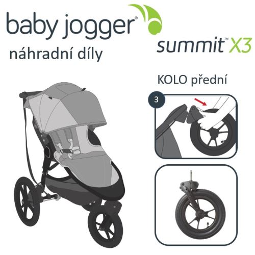 BabyJogger KOLO predné SUMMIT X3