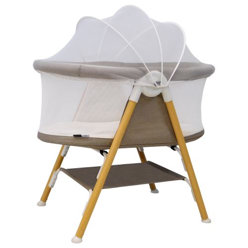 Asalvo NIDUS 2 detská mini  postieľka 0-6m beige