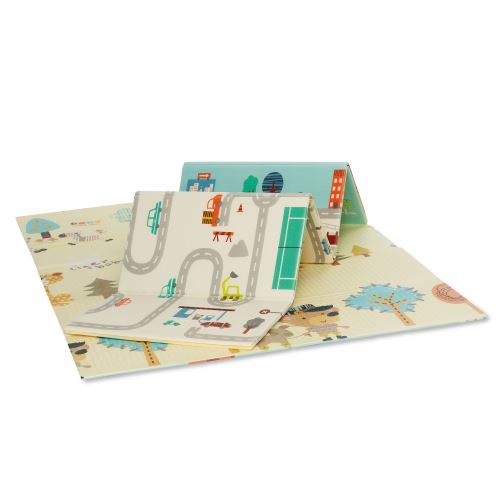 Asalvo Hrací podložka PLAY MAT XL 120*180cm CITY-FOREST (3)
