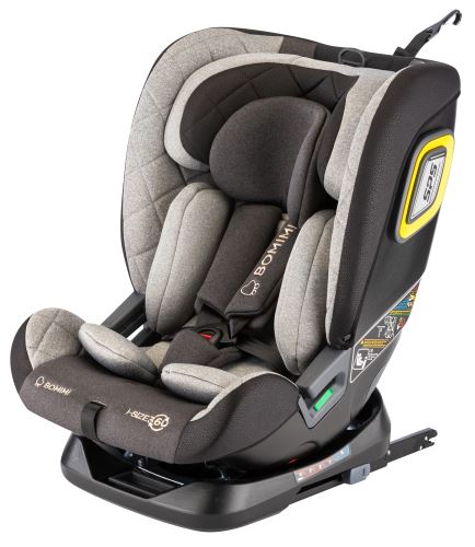Bomimi autosedačka IDEAfix i-size 360° 40-150, metalic melange