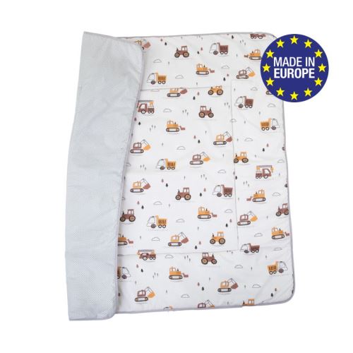 Bomimi HRACIE deka 120x120, bavlna, obojstranná, malý staviteľ