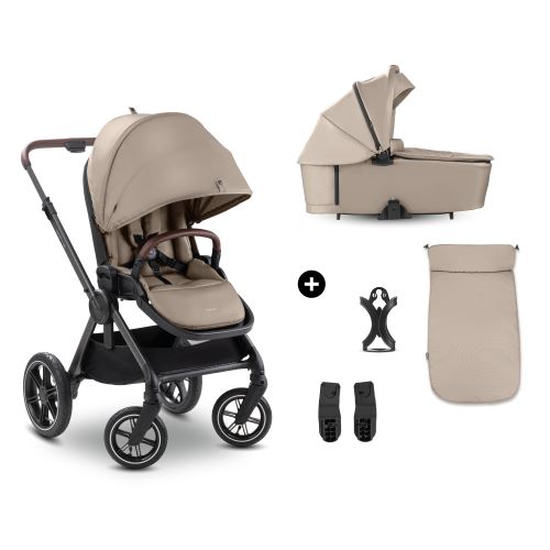 Hauck Kombinovaný kočík Comfort N Care Air 2v1 mocha