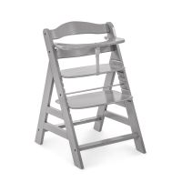 Hauck Alpha+ dřevená židle, grey