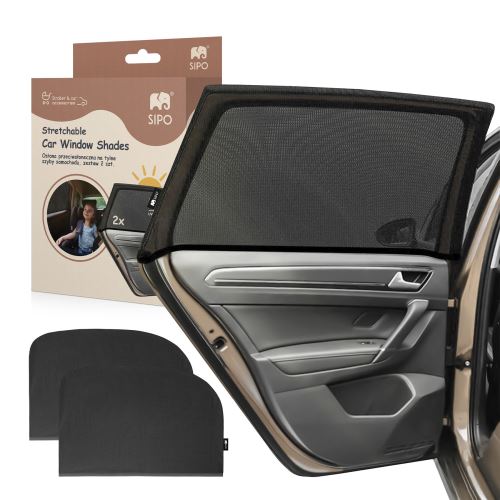 Sipo XL slnečná clona do auta, strečová, 2ks