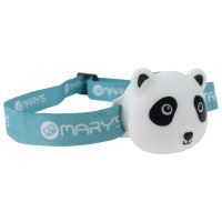 Mary’s LED detská čelovka nabíjacia panda, 38lm, Li-Pol 500 mAh, RGB (2)