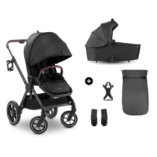 Hauck Kombinovaný kočík Comfort N Care 2v1 black