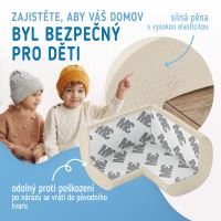 Sipo Ochrana rohov a hrán, penová, sada 4 ks, ECRU (4)