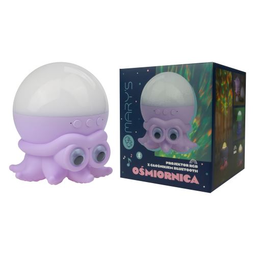 Mary's Projektor RGB Octopus s Bluetooth reproduktorem